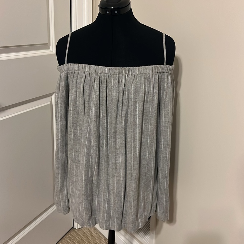 🆕 ANTHROPOLOGIE CLOTH & STONE Blouse Off-The-Shoulder Top - Picture 3 of 10